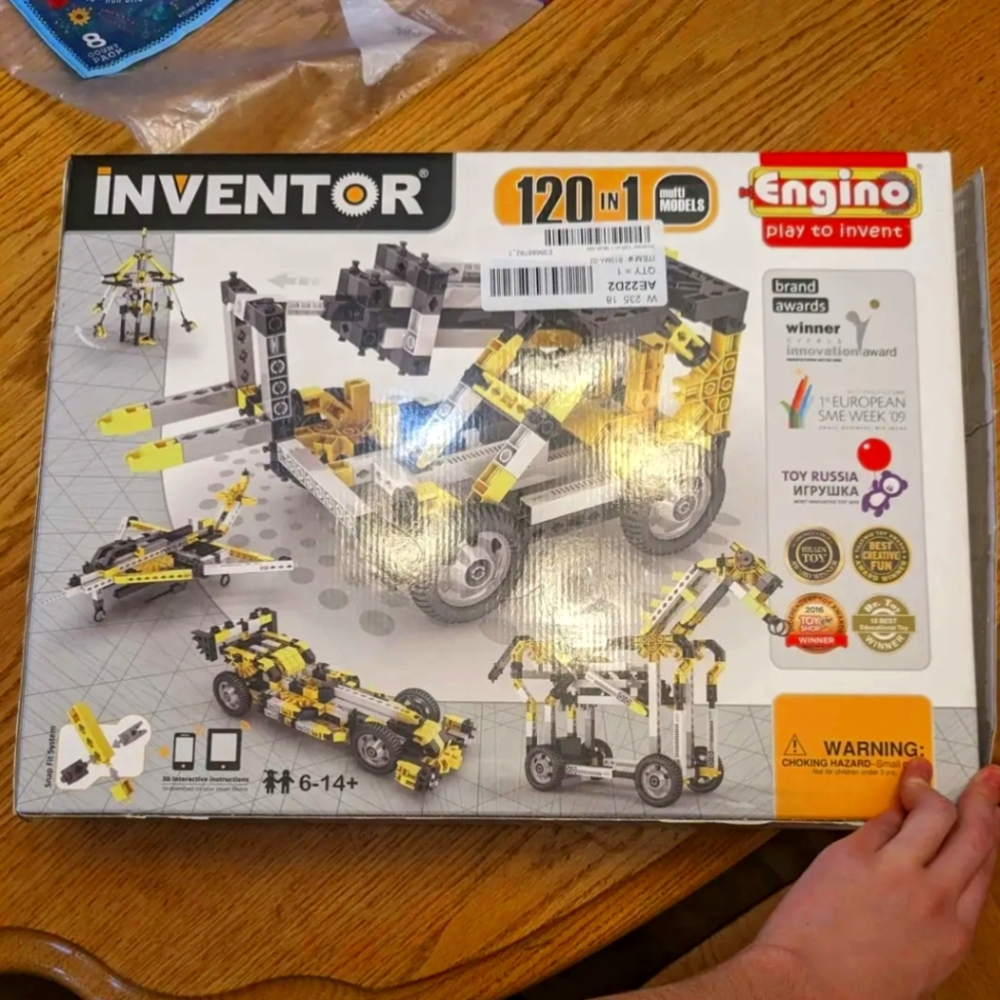 Engino inventor toys 120-in-one build